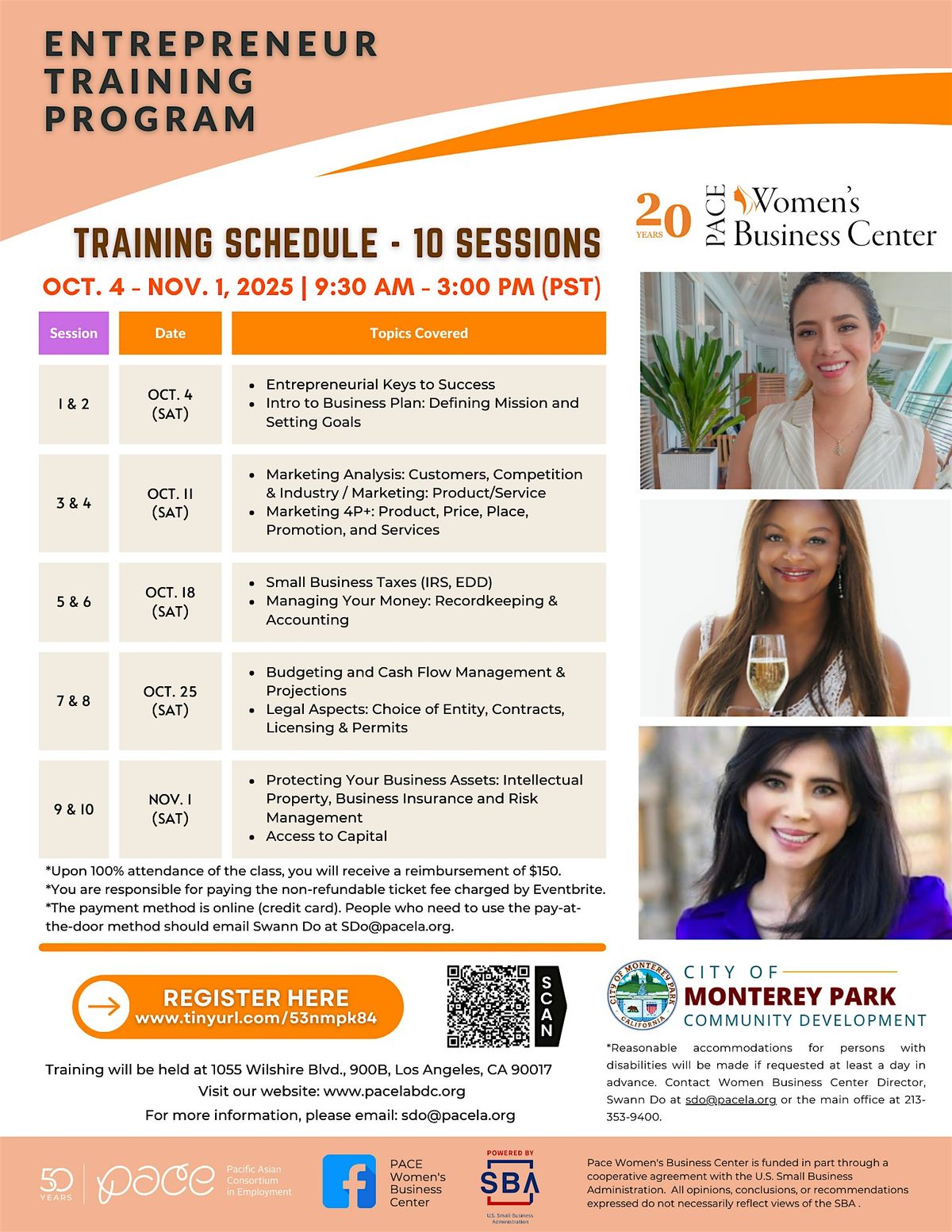 2025 SEASON II Entrepreneur Training Program (by PACE WBC)-10 Sessions