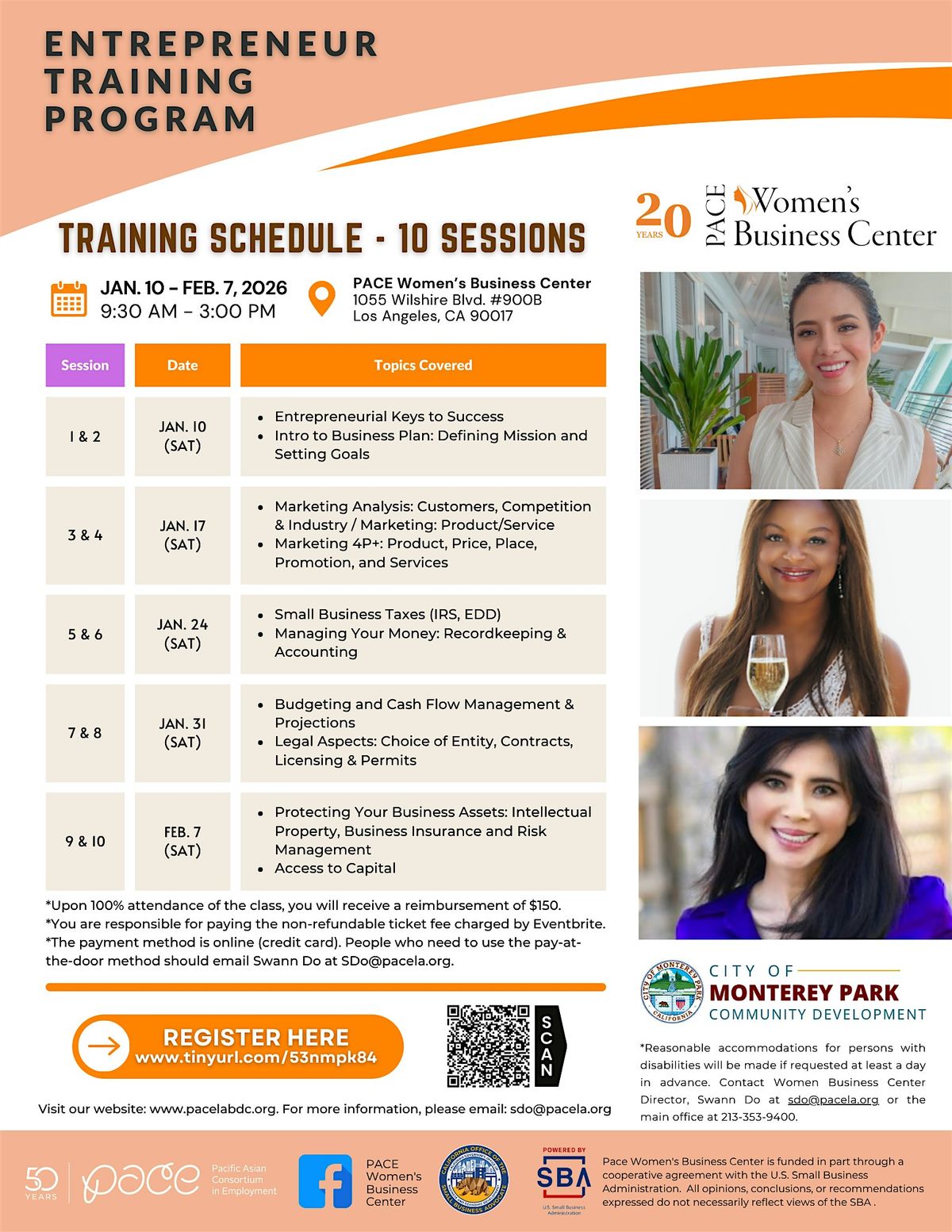 2026 SEASON I Entrepreneur Training Program (by PACE WBC)-10 Sessions