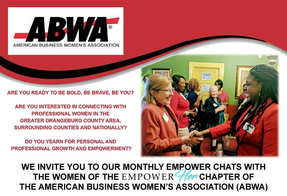 EmpowerHer ABWA Chapter: Virtual "Empower Chat" Tuesday, Nov. 4,  2025