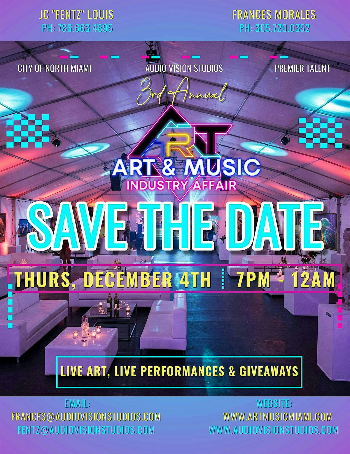 3rd Annual Art & Music Industry Affair