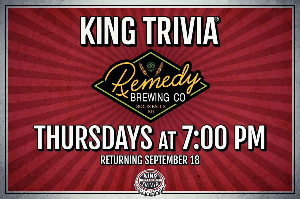 Trivia Night at Remedy Brewing