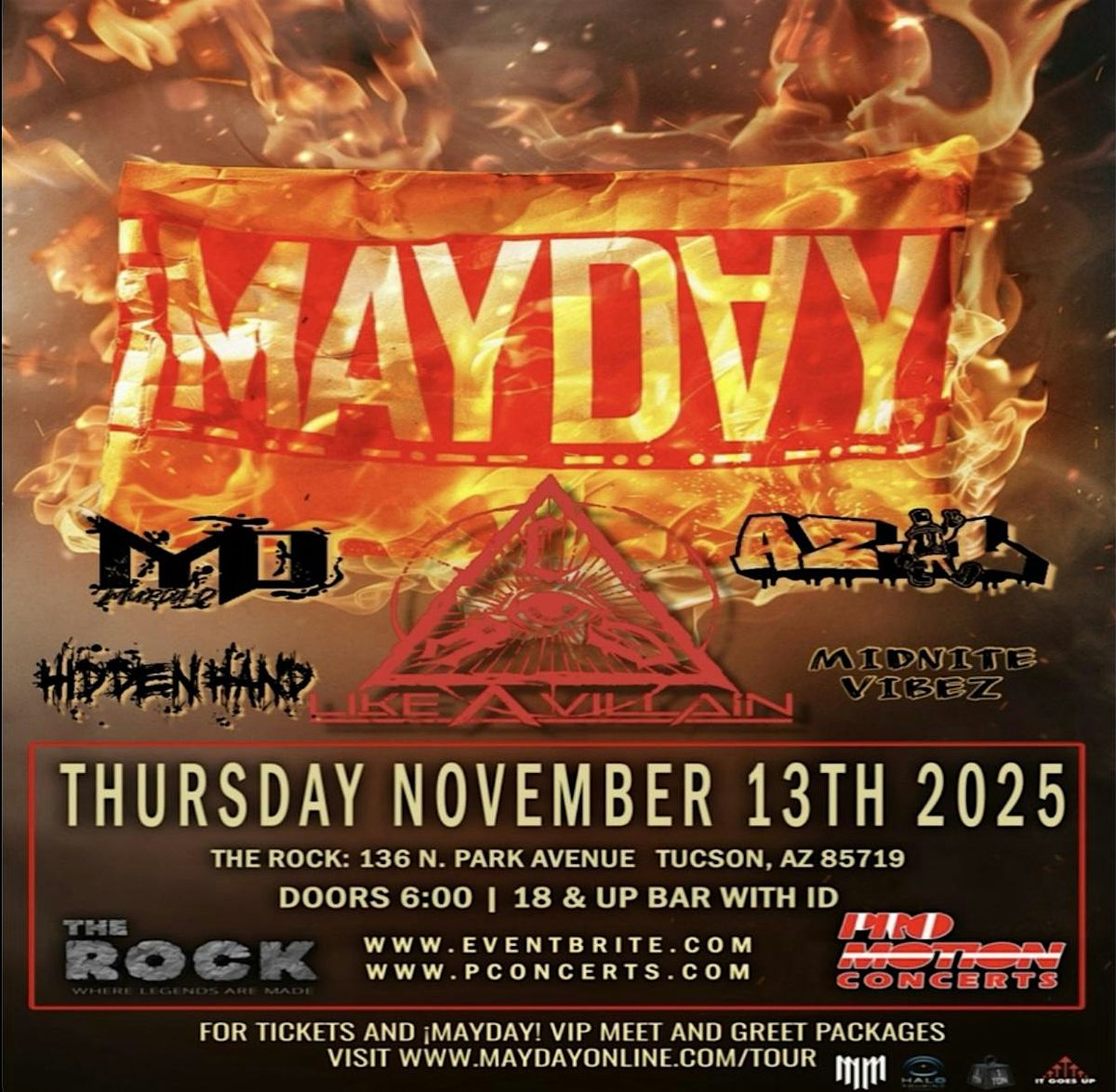 MAYDAY! with Like a Villian