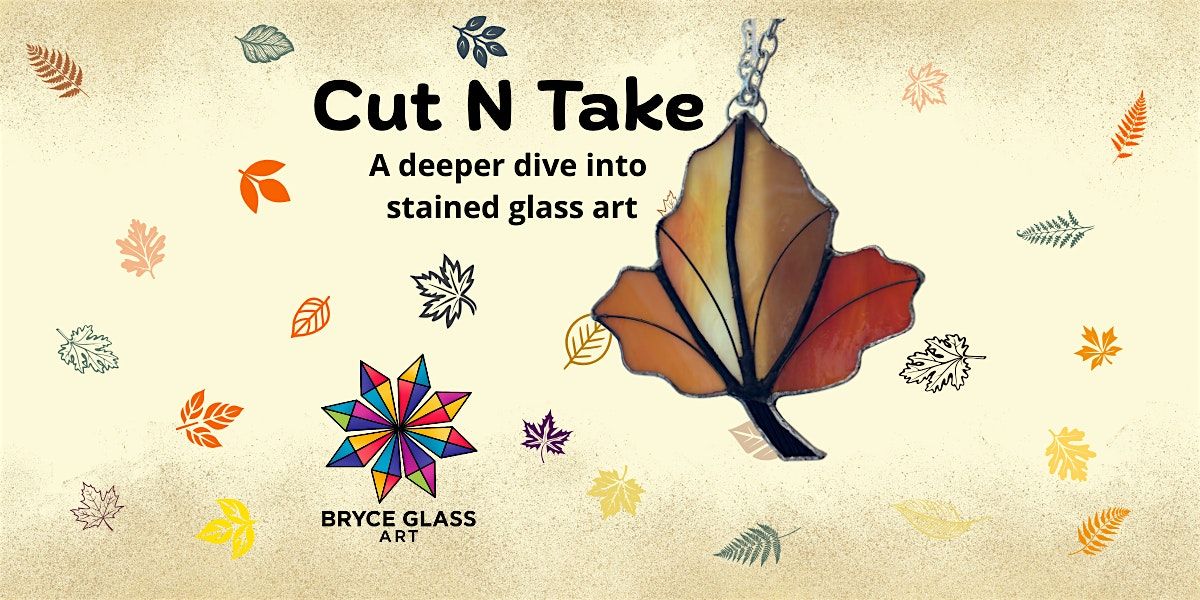 Cut N Take Stained Glass Fall Leaf At West Drahner Road Oxford On cut-n-take-stained-glass-fall-leaf-at-west-drahner-road-oxford-on