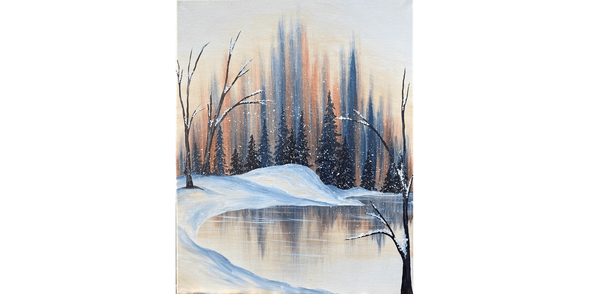 Shimmering Snowfall - Paint and Sip in Fishkill | Classpop!\u2122