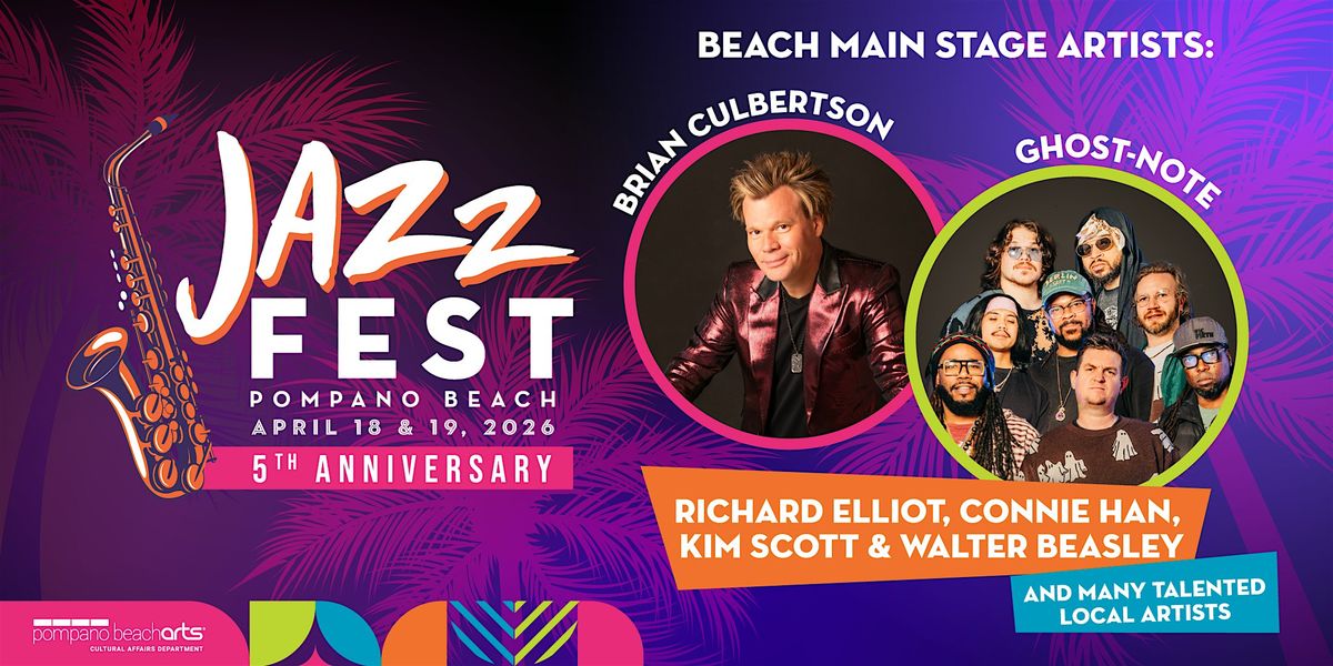 Jazz Fest Pompano Beach 2026