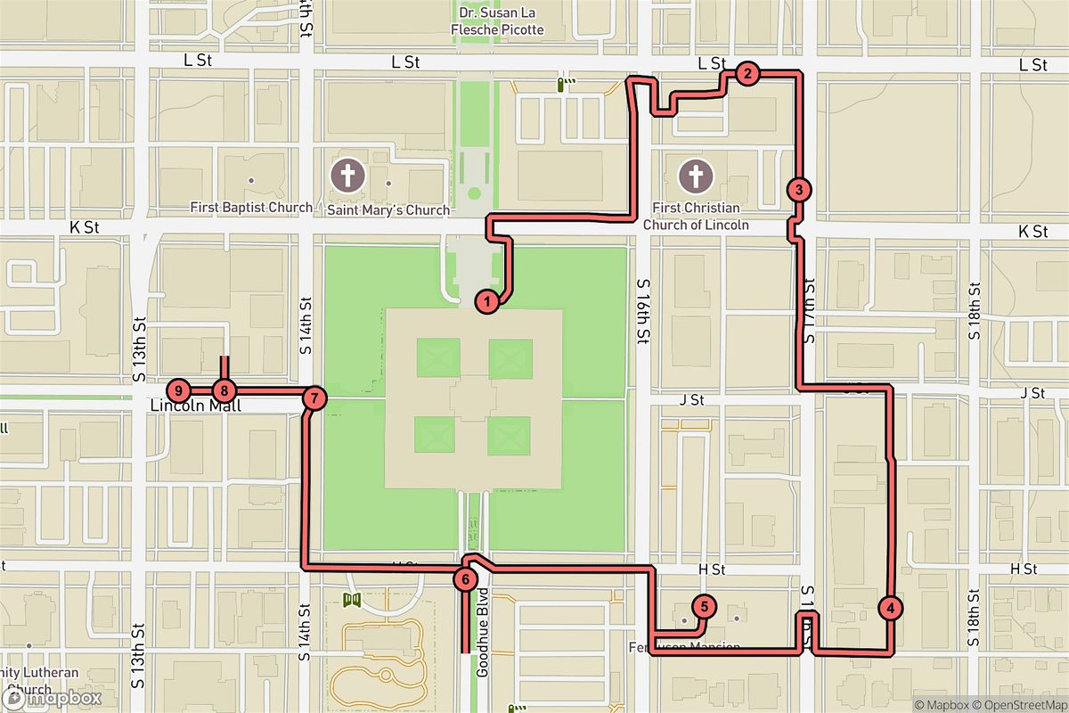 Lincoln Audio Tour: Capitol View's Architectural Legends and Legal Giants