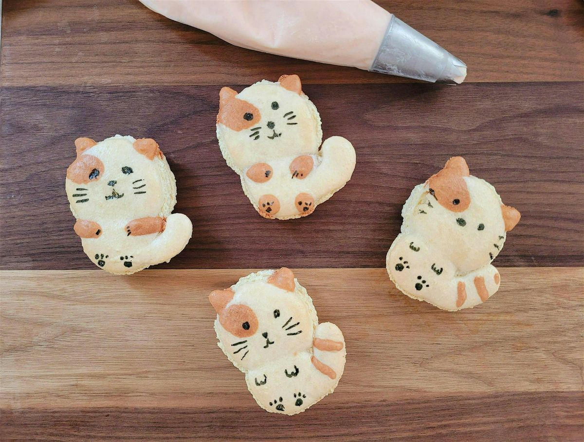 Macaron character baking class in Culver City
