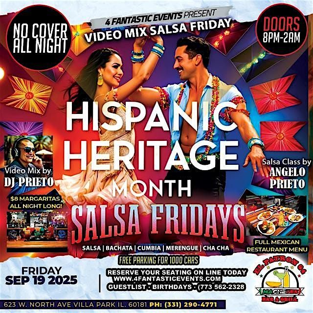 Hispanic Heritage Month Salsa Friday @ El Patron 64
