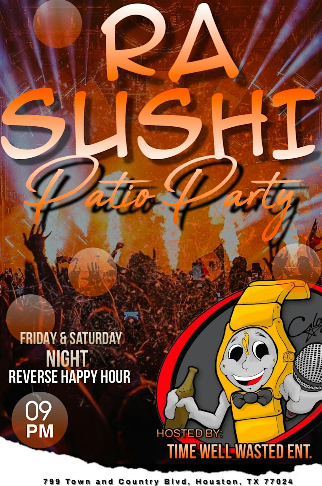 Ra Sushi's Reverse Happy Hour Dj