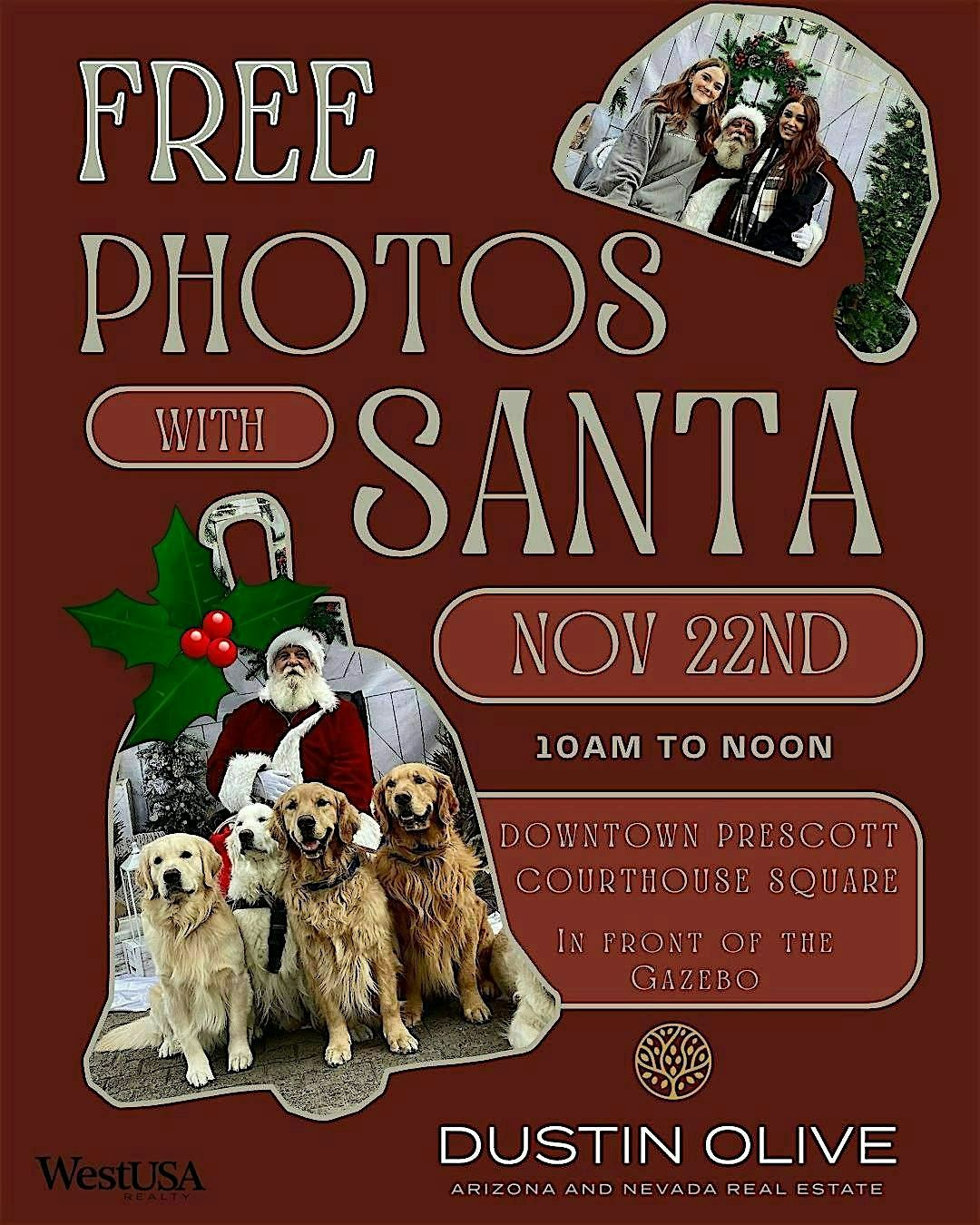 FREE Photos with Santa
