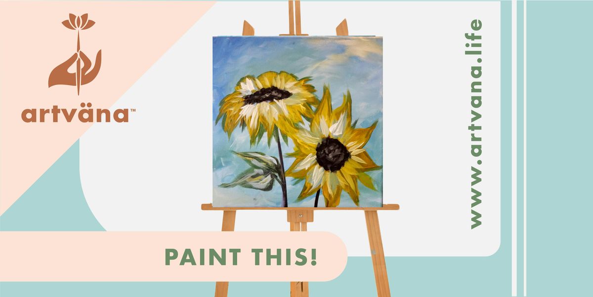 Artvana Paint and Sip Class at The Juice Box Centralia September 2025