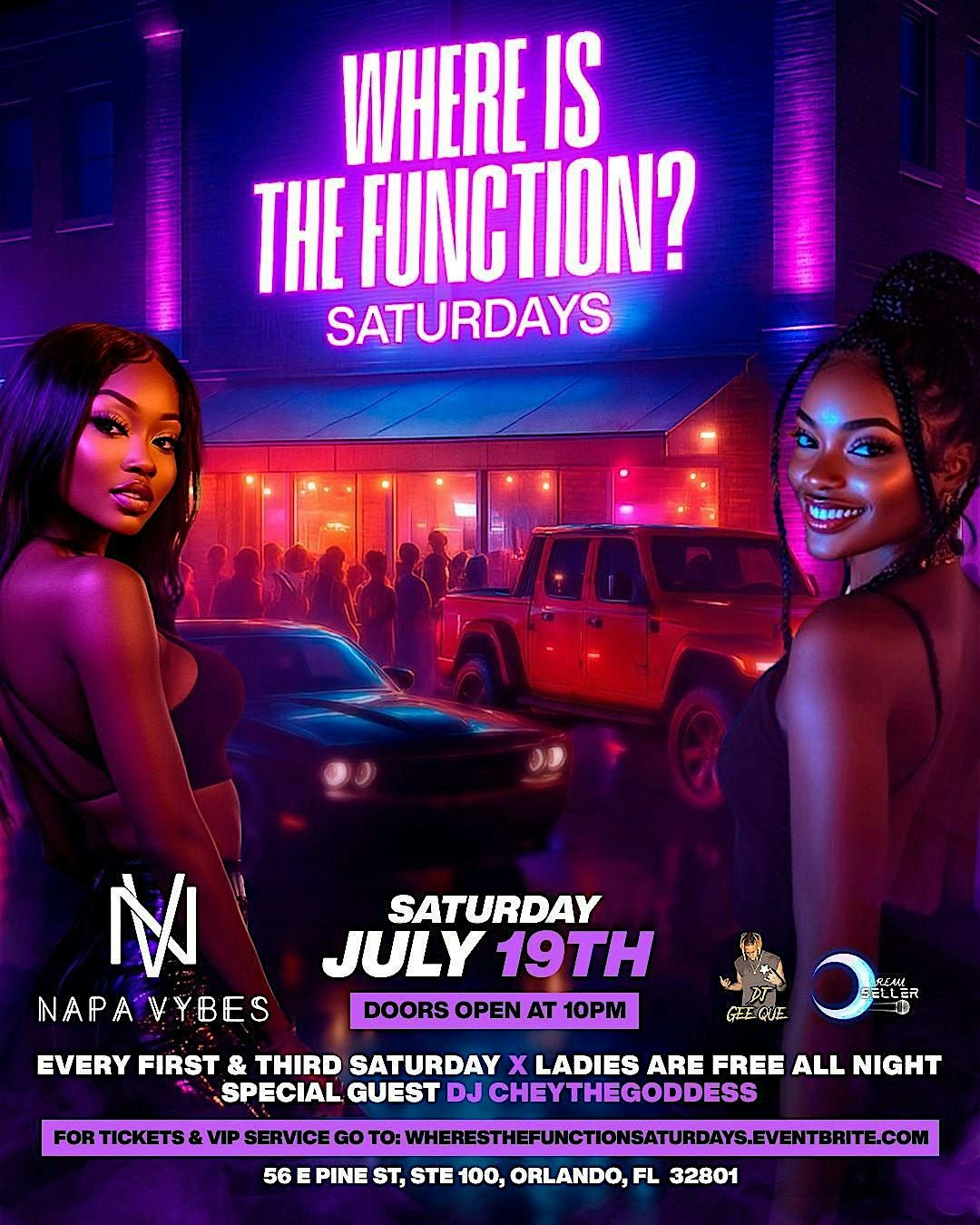Where\u2019s The Function? Orlando\u2019s #1 Saturday Night Party \u203c\ufe0f