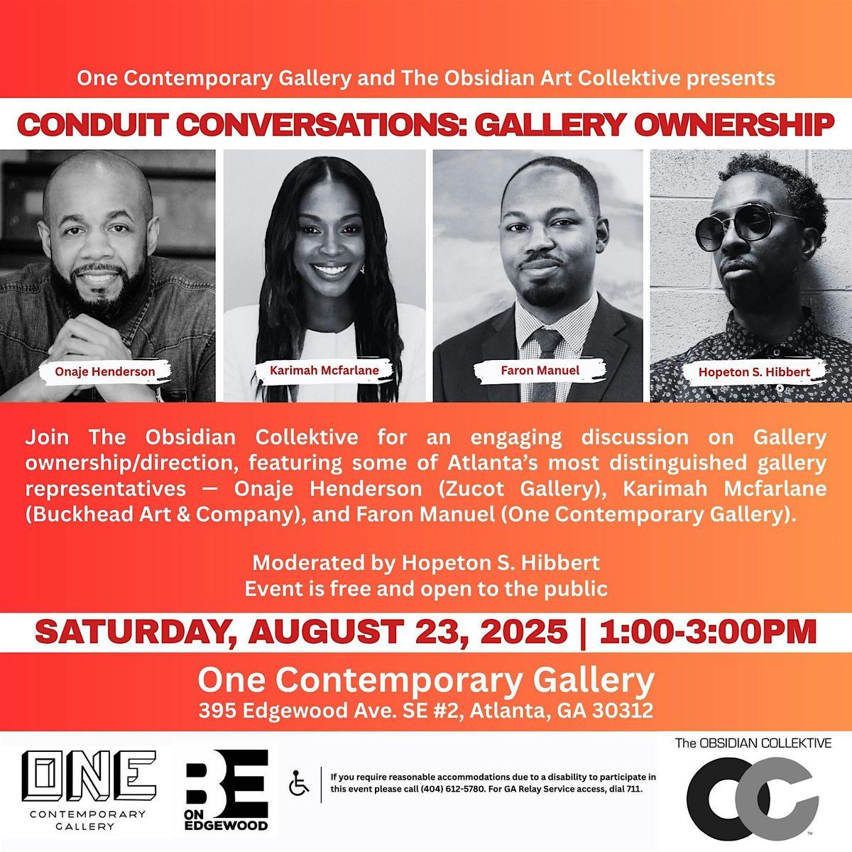 Conduit Conversations #8 Gallery owners\/direction