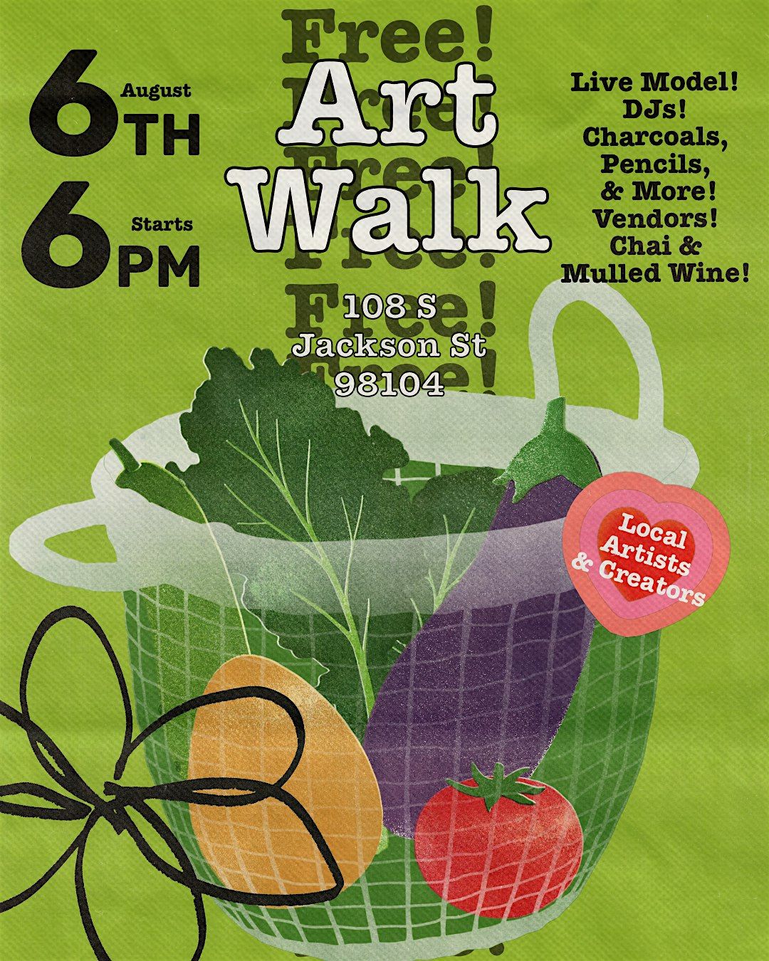 ART WALK! OPEN FIGURE CLASS & MARKET!