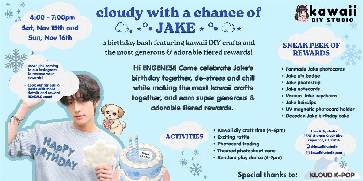 Jake's B-Day Bash! Kawaii DIY Crafts w\/ FREE K-POP Trading & Dance Party