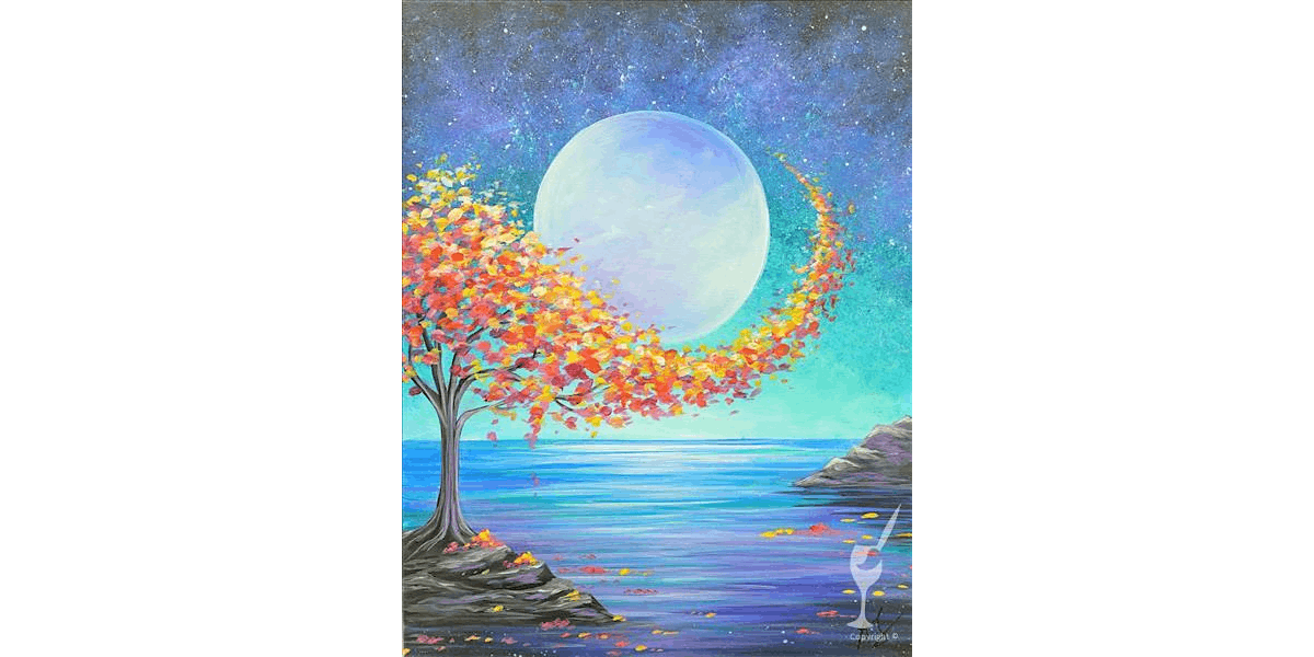 Beautiful Moonlight Magic - Paint and Sip in New Braunfels | Classpop!\u2122