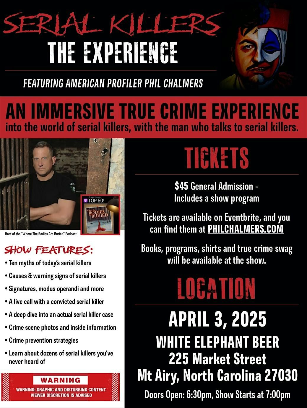 Serial Killers-The Experience with Phil Chalmers--Tapped Apple - RI