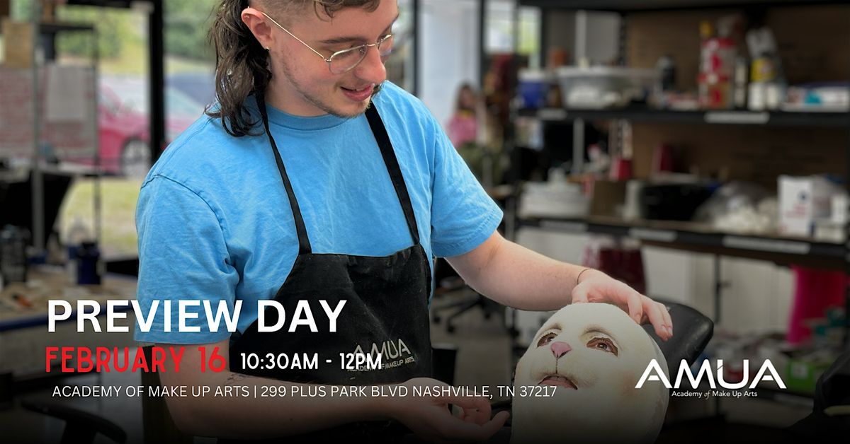 The Academy of Make Up Art's Preview Day
