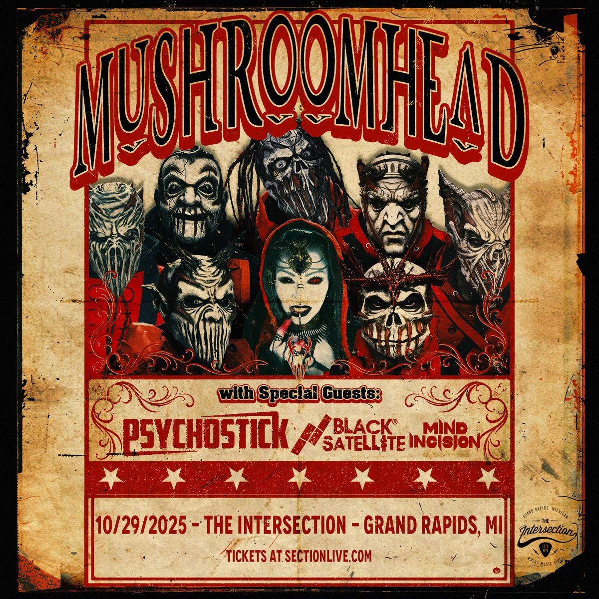 Mushroomhead at The Vixen