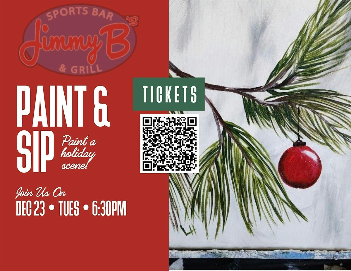 Paint and Sip at Jimmy B's