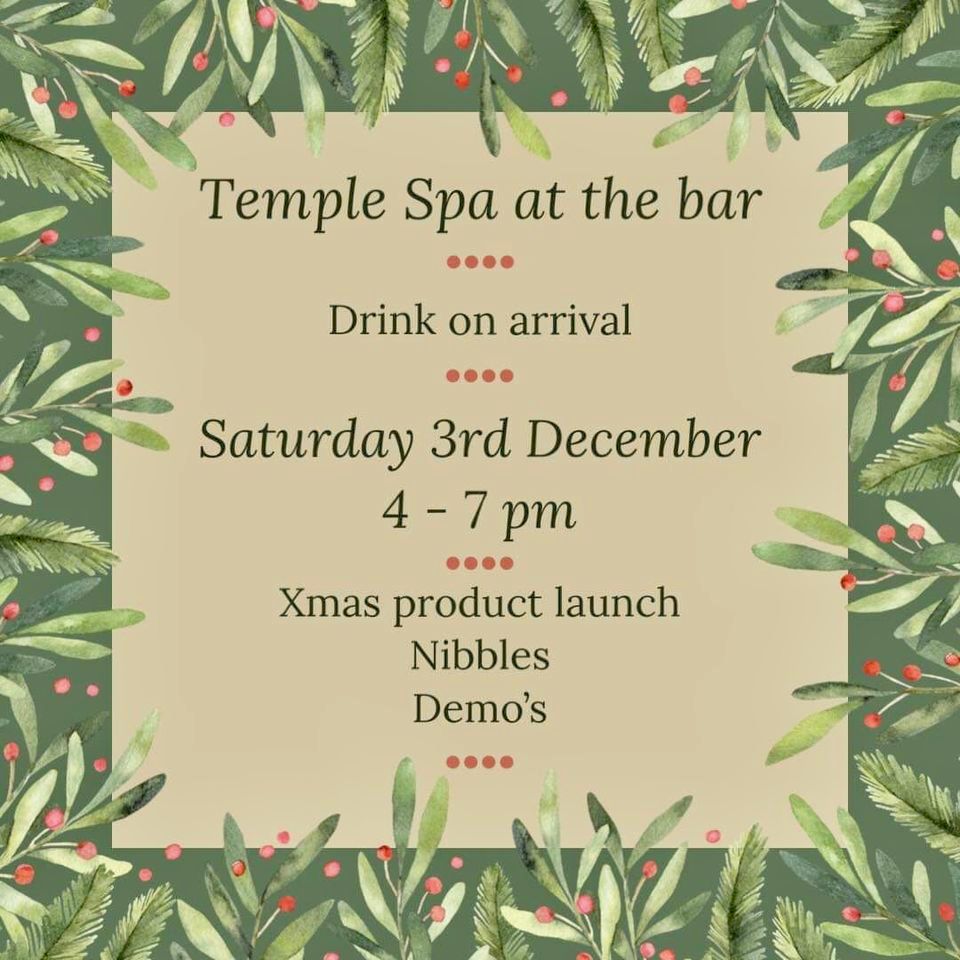 Temple Spa at the Bar The Postcard Inn, Huddersfield, EN December 3