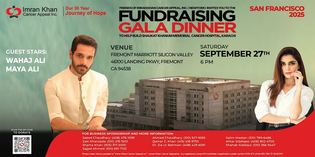 Shaukat Khanum Fundraising Gala Dinner in San Francisco, USA