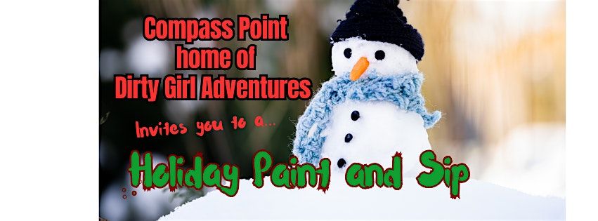 Paint and Sip Party - Holiday\/Winter Acrylic on Canvas