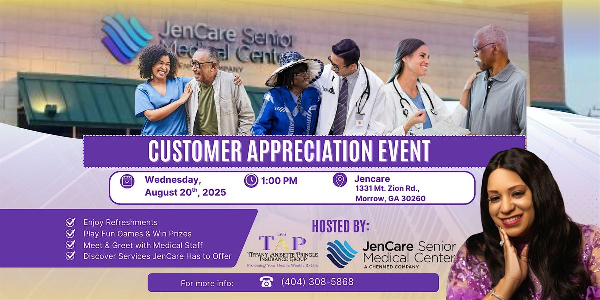 Customer Appreciation Event with TAP Insurance Group & JenCare