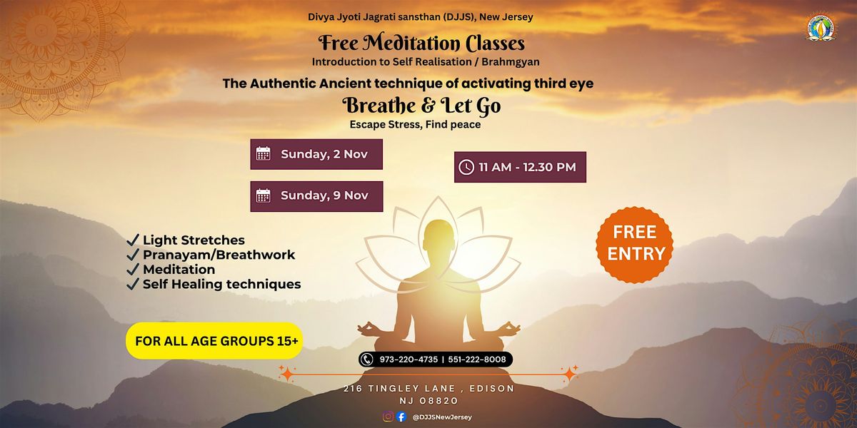Free Meditation Classes