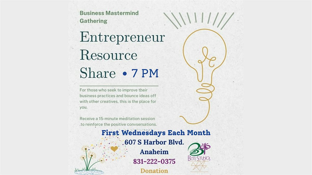 Entreprenuer Resource Share | Business Mastermind