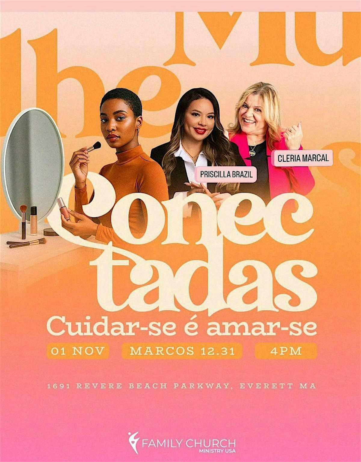 Culto de Mulheres Especial com Curso para Maquiagem