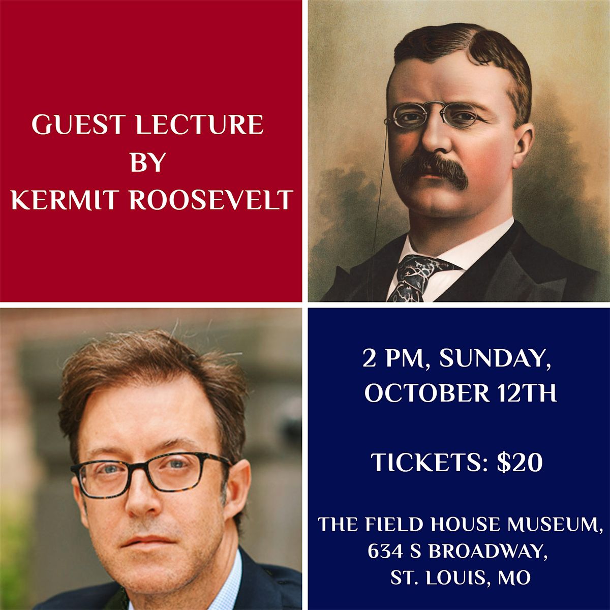 Guest Lecture by Kermit Roosevelt at The Field House Museum