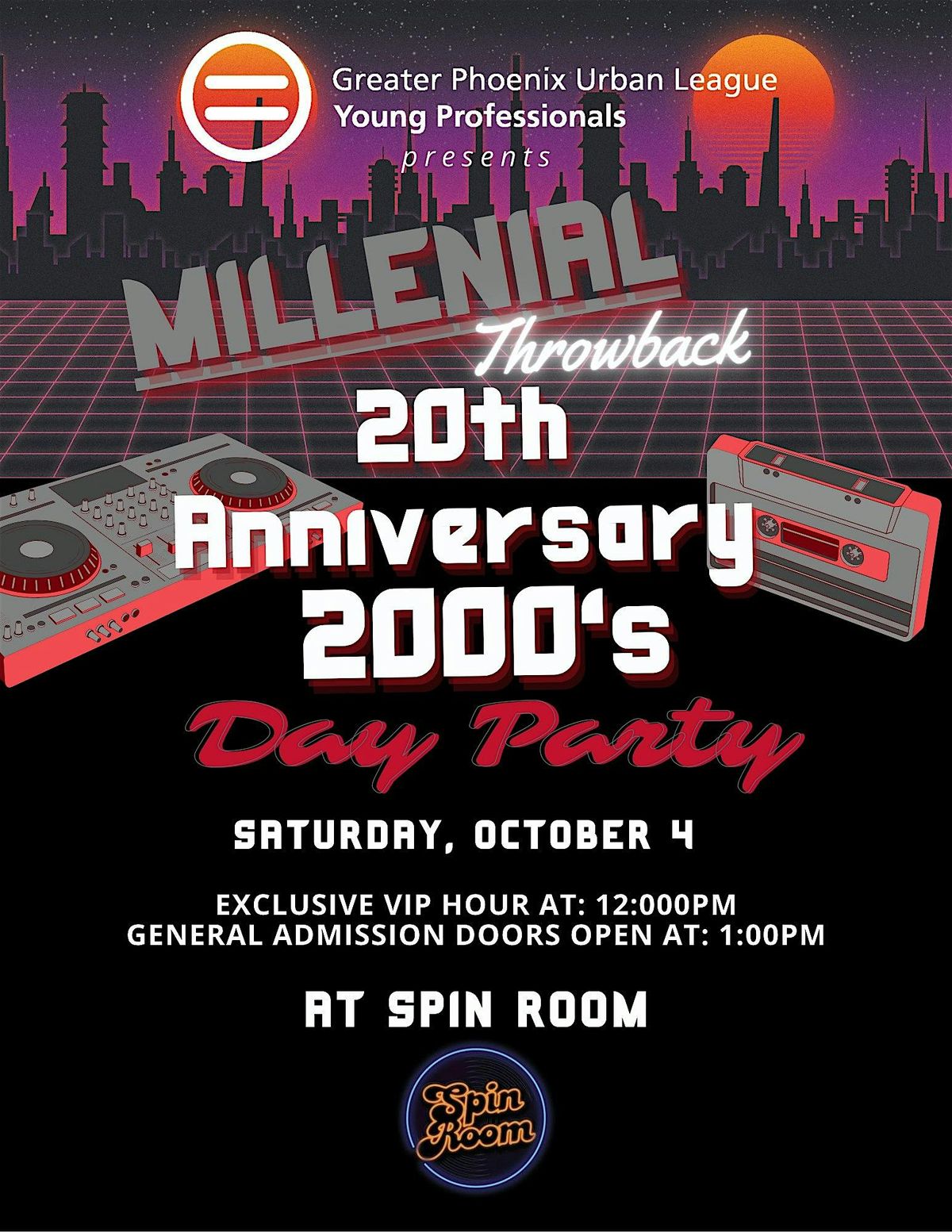 GPUL YP 20th Anniversary Day Party: 2000s Millennial Throwback