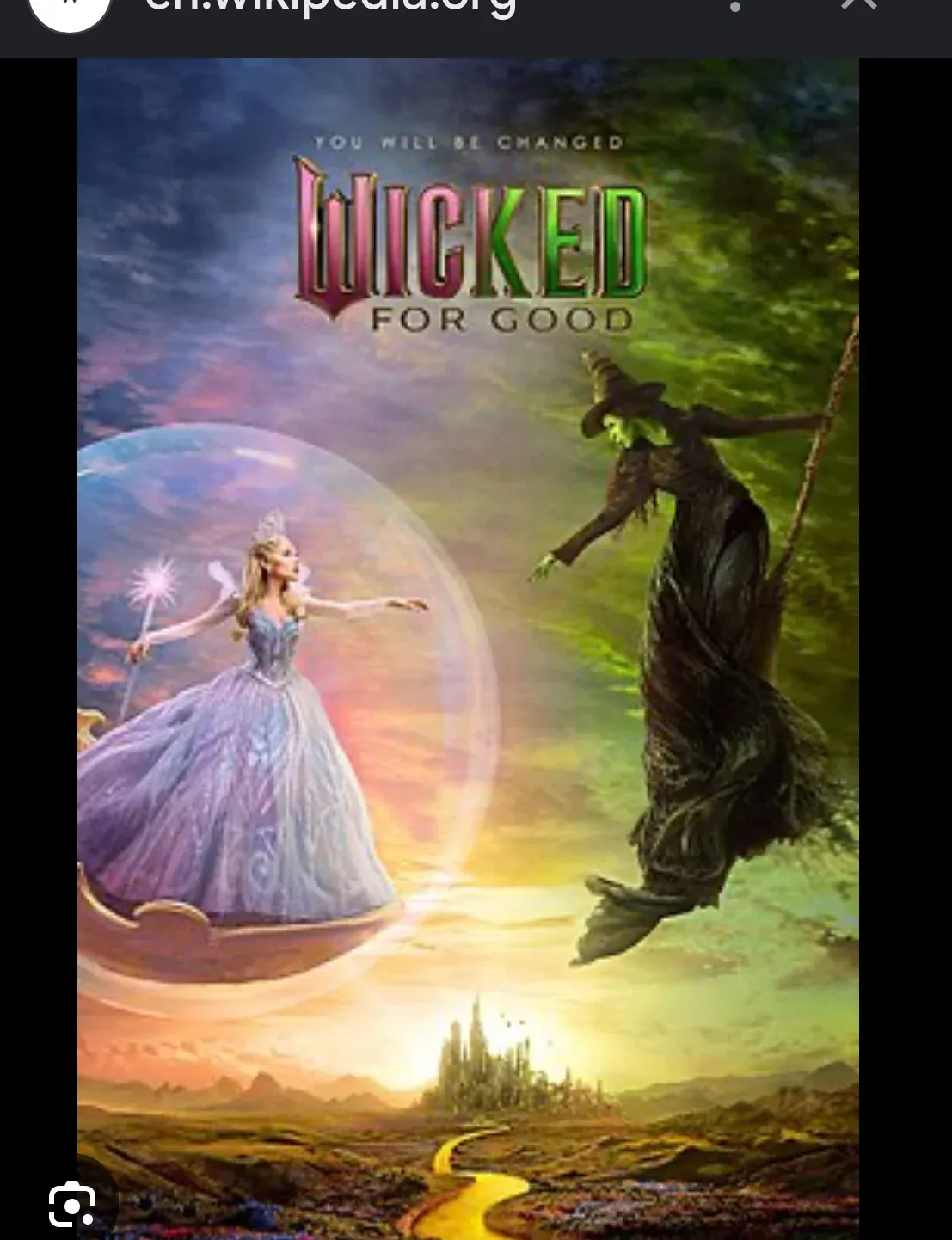 MEMORIAL MOVIE AND DINNER GROUP!\nWICKED:FOR GOOD