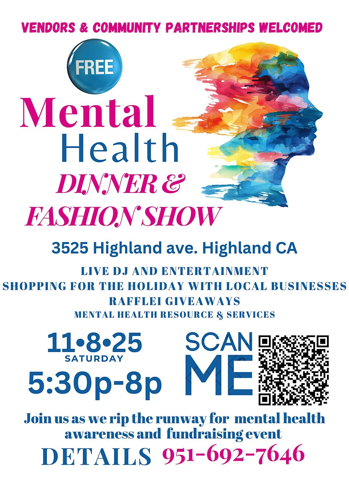 FREE Mental Health Community Fashion Show