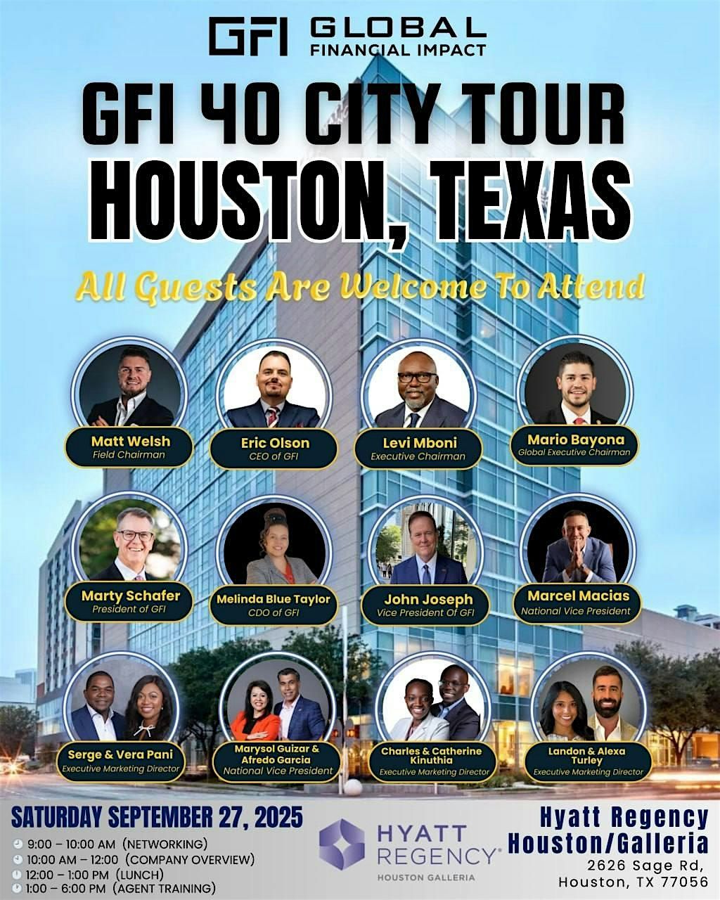 Transform Your Future with GFI \u2013 Houston Tour