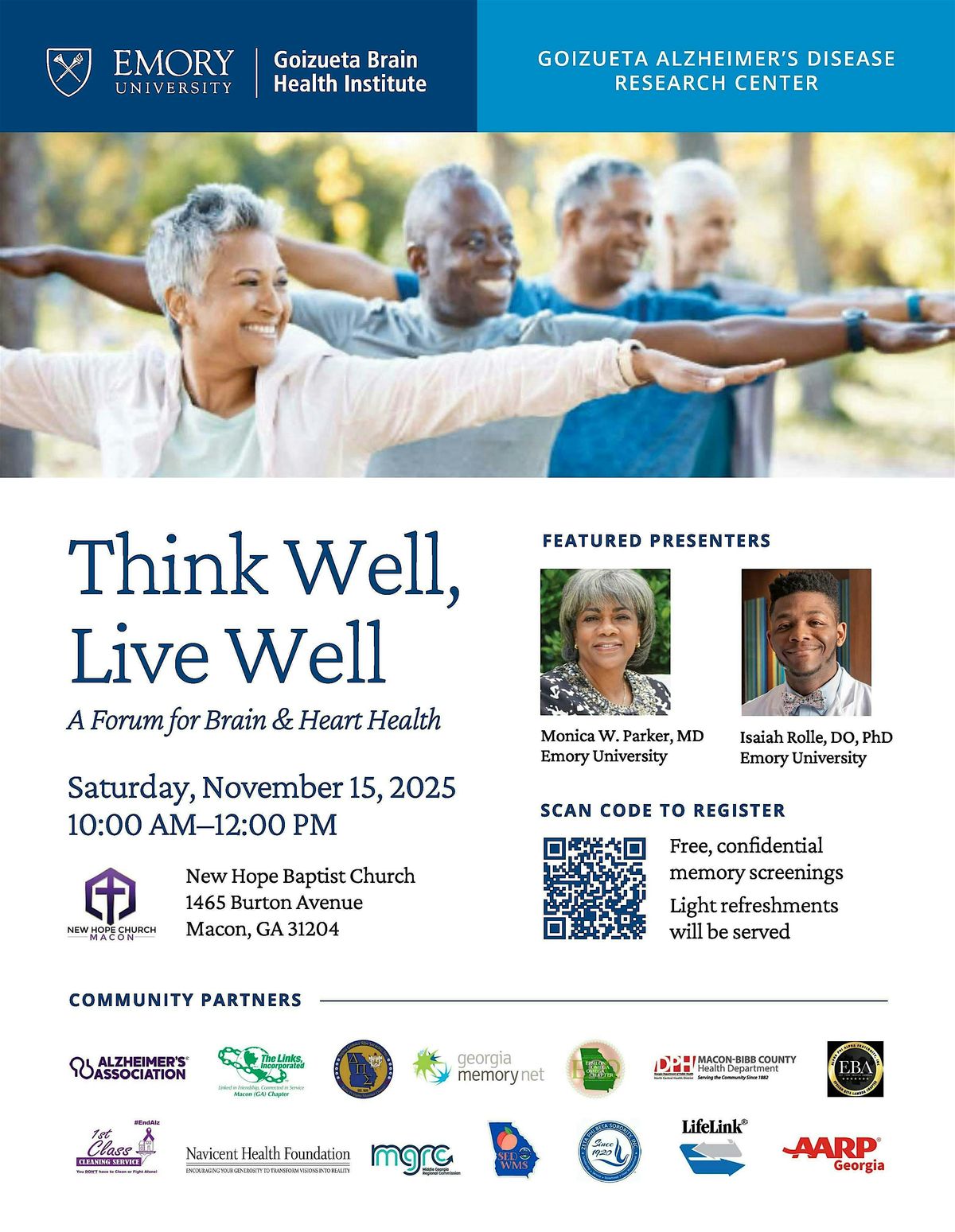 Think Well, Live Well: A Forum on Brain & Heart Health