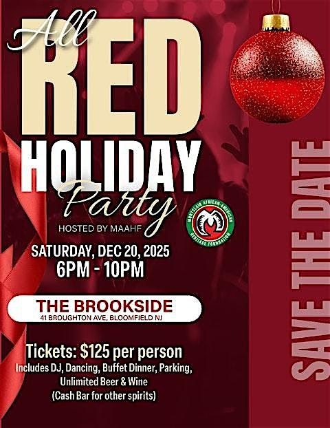 MAAHF Presents an All Red Holiday Event