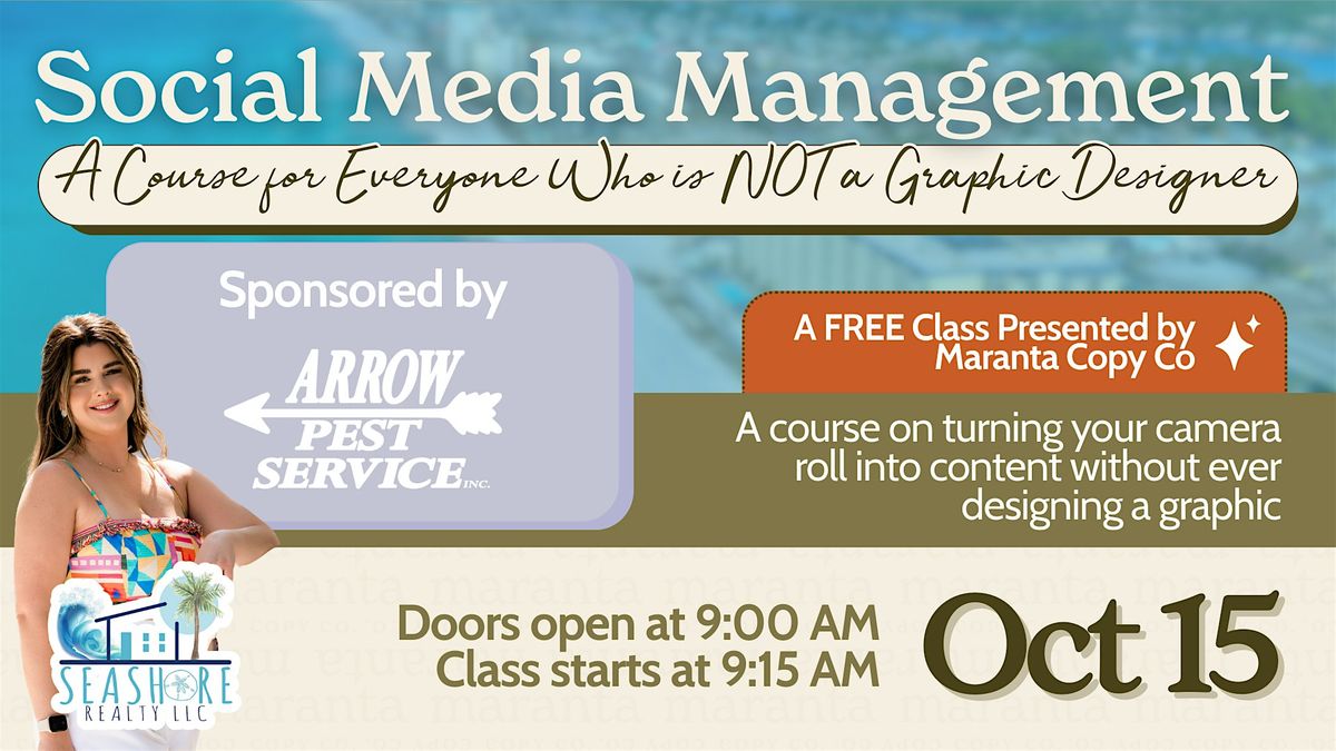 Social Media Management A Course for Everyone Who is NOT a Graphic Designer
