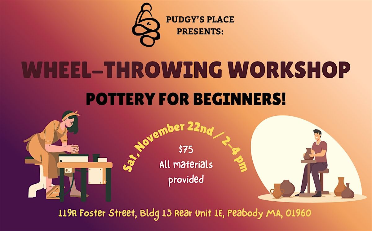 Pottery Workshop - Wheel Throwing! (11\/22; 2-4pm) Craft Art Day!