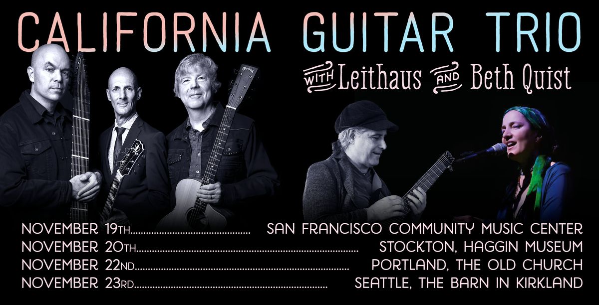 California Guitar Trio with Beth Quist and leithaus