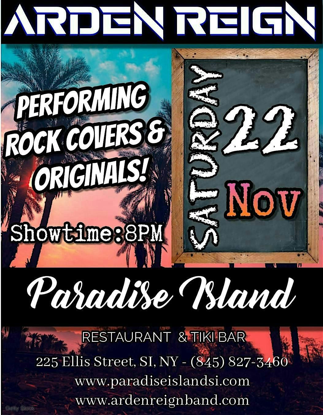 Arden Reign live @ Paradise Island!