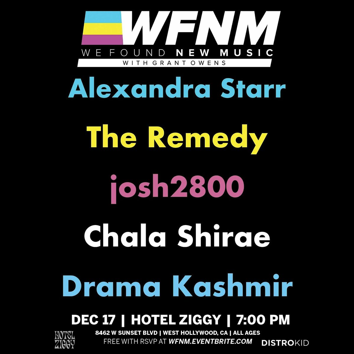 Alexandra Starr, The Remedy, josh2800, Chala Shirae, Drama Kashmir