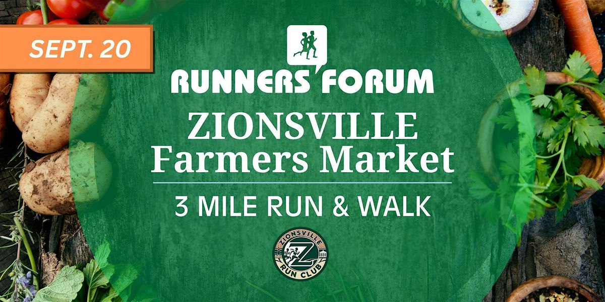 Zionsville Farmers Market Fun Run\/Walk - SEPTEMBER