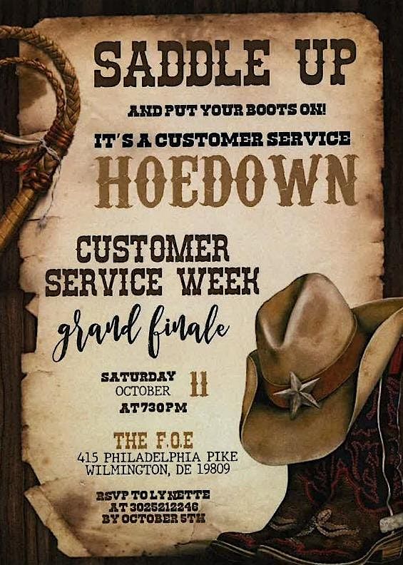Customer Service Hoedown: Grand Finale Celebration