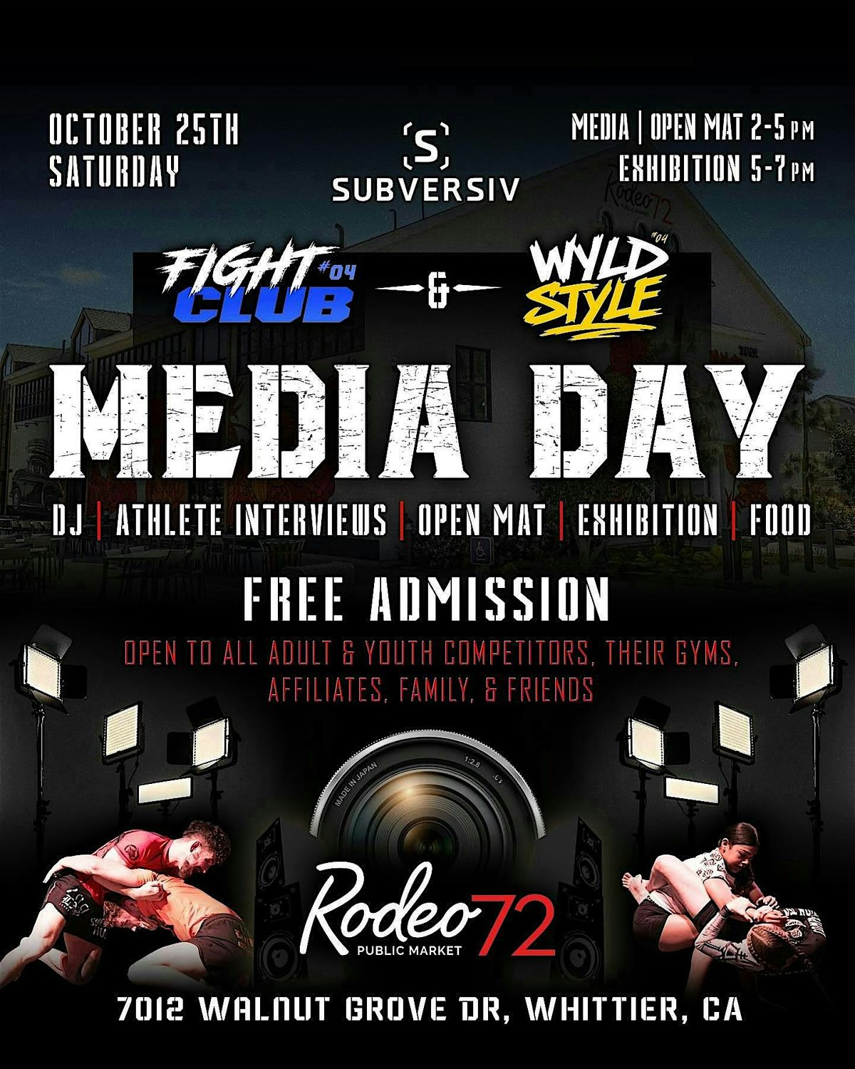 Subversiv Media Day and Open Mat