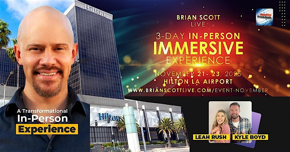 3 Day Immersive Meditation Experience - Brian Scott Live