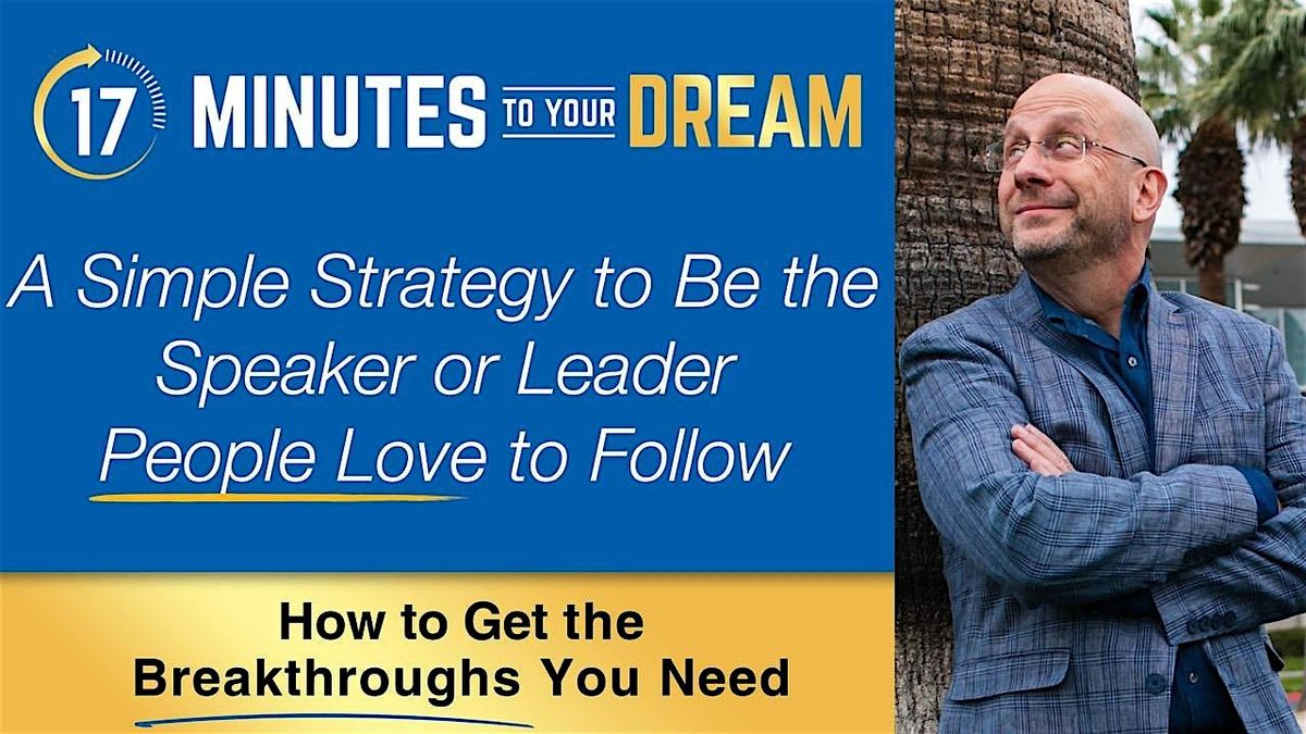 District 38 presents Darren LaCroix - 17 Minutes to Your Dream