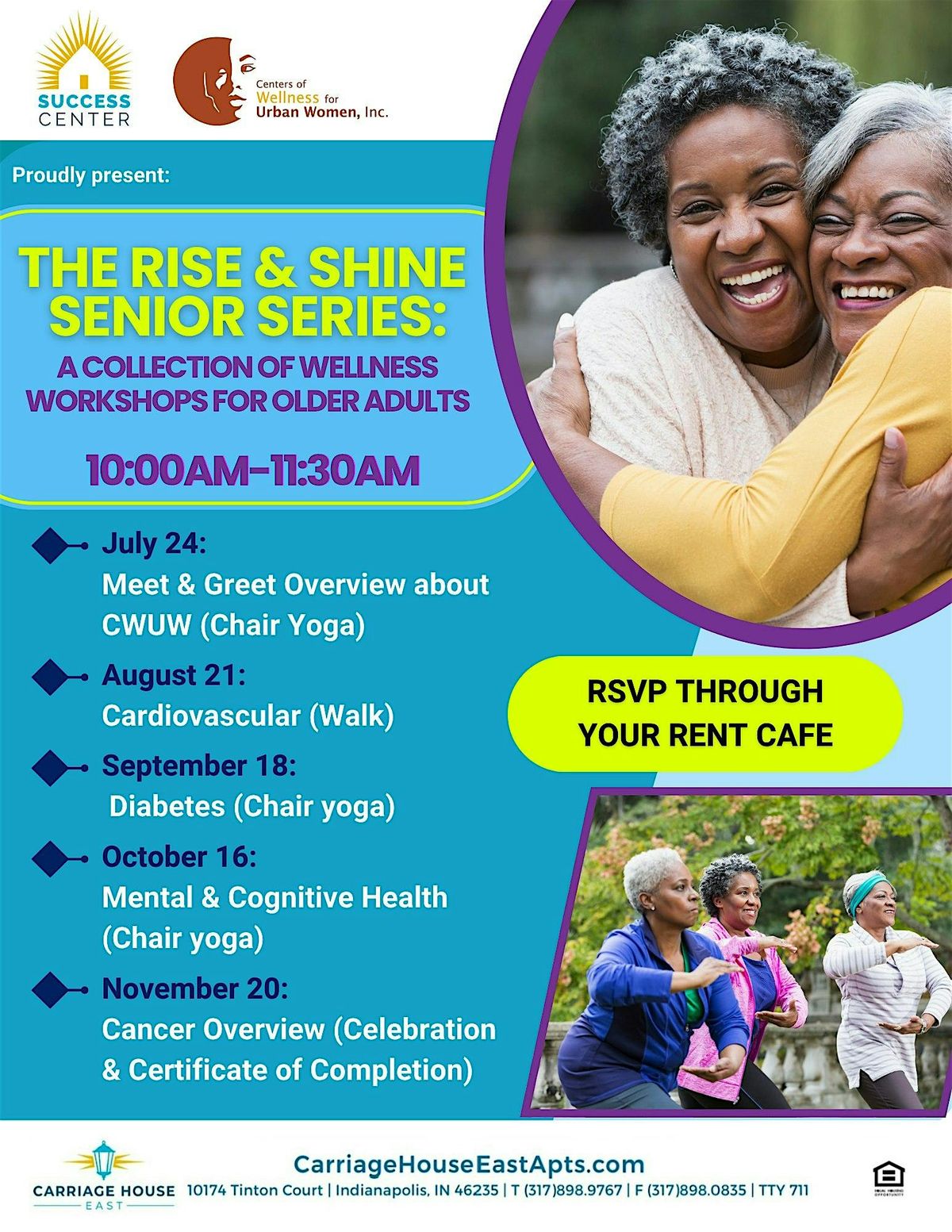 RISE & SHINE SENIOR SERIES (CARDIOVASCULAR) WALK