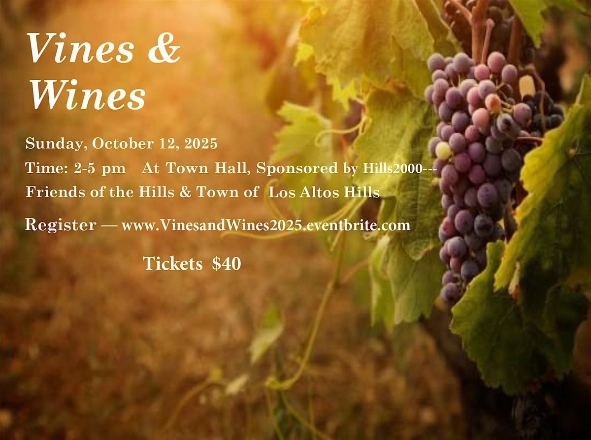 Sponsored by Hills 2000 ---Friends of the Hills and Town of Los Altos Hills